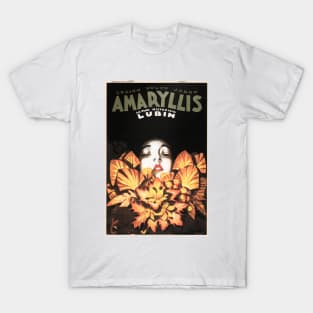 AMARYLLIS LUBIN Flower Lady Soap Vintage Cosmetics Advertisement by Achille Mauzan T-Shirt